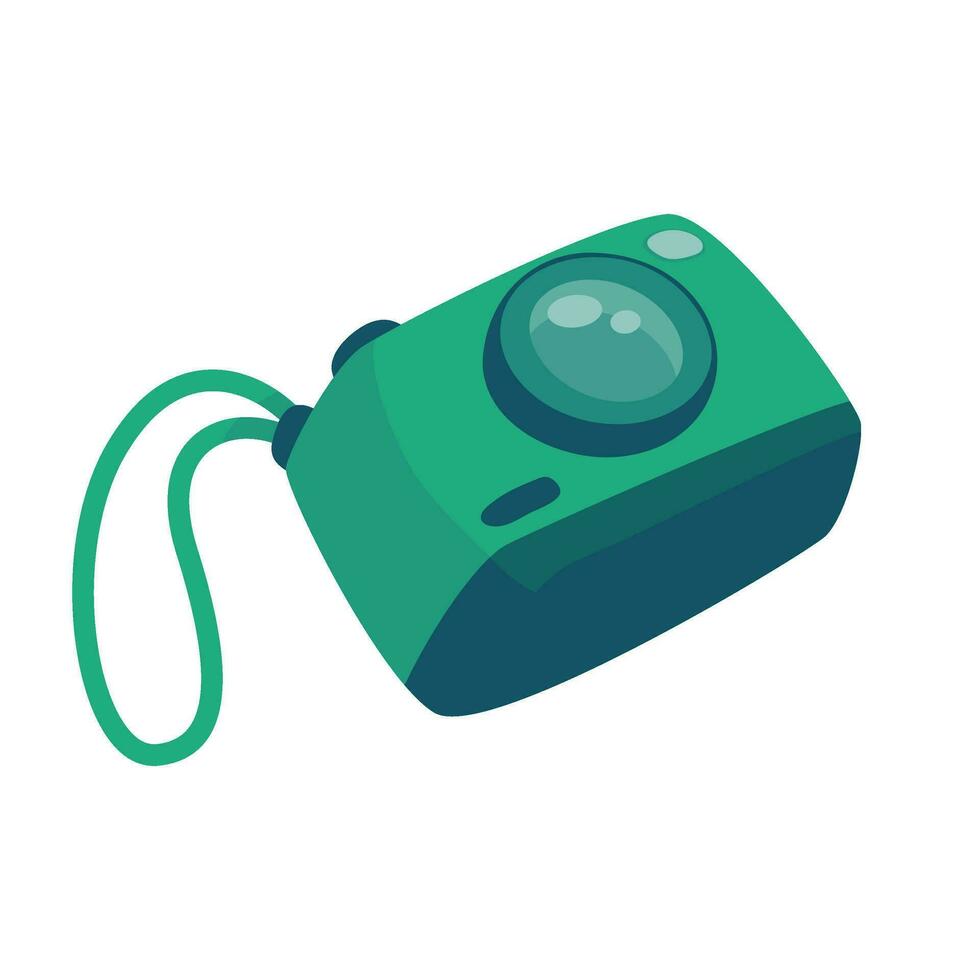 camera icon hiking equipment Activities to set up tents for relaxation during the holidays vector