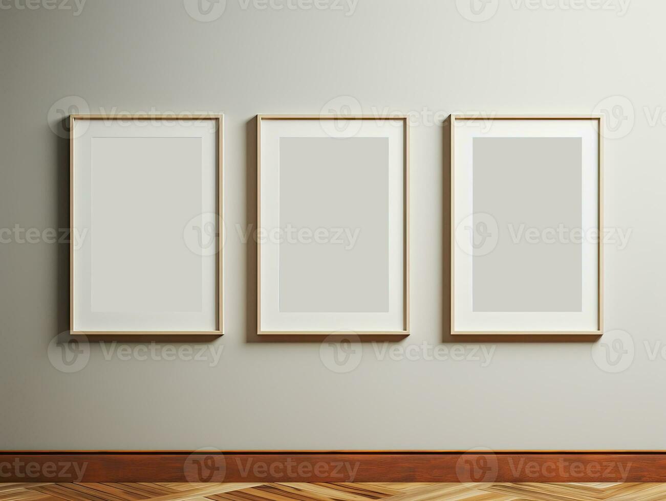 Modern Gallery Wall Poster Frames Mockup illustration photo