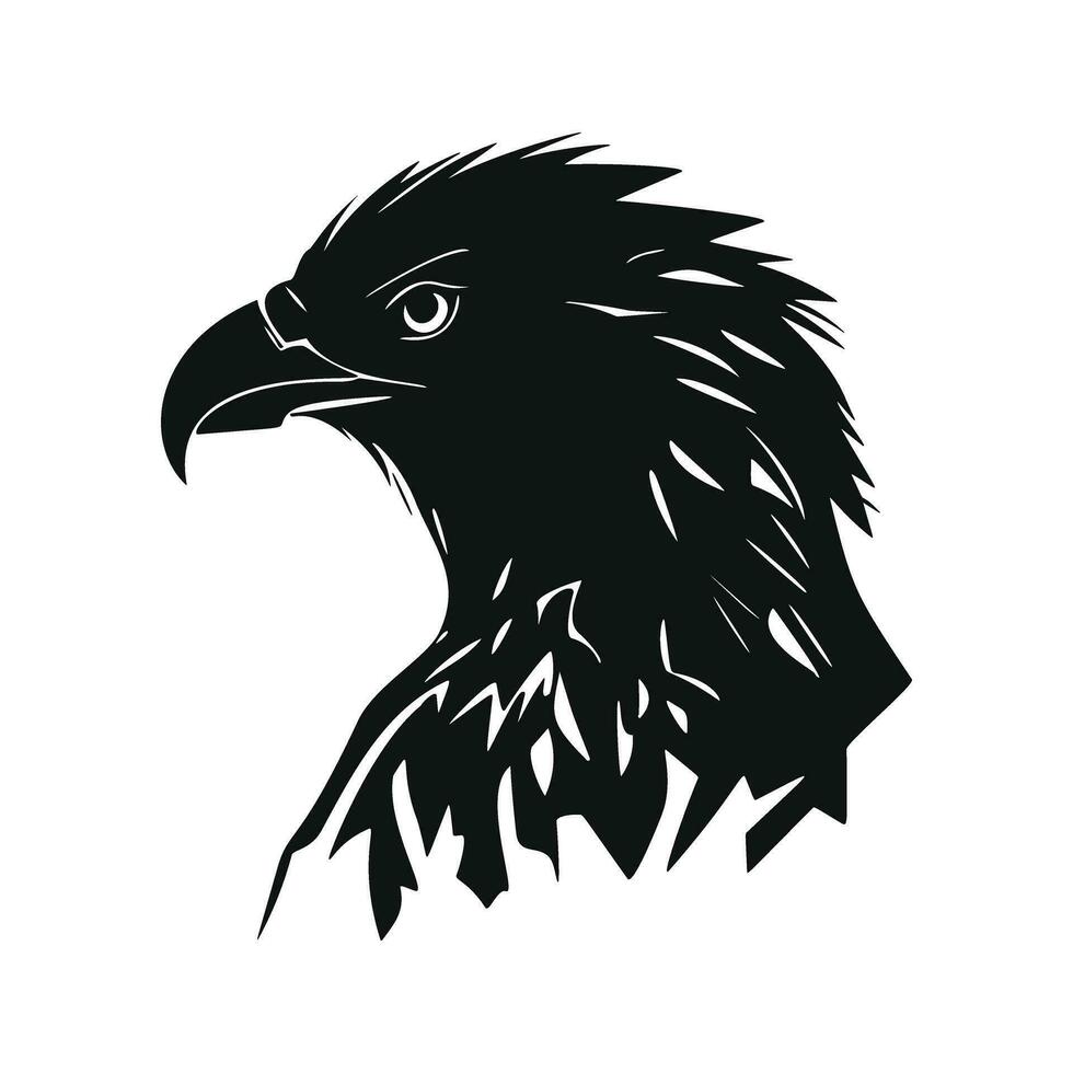 minimalista águila icono pictograma estilo vector imagen