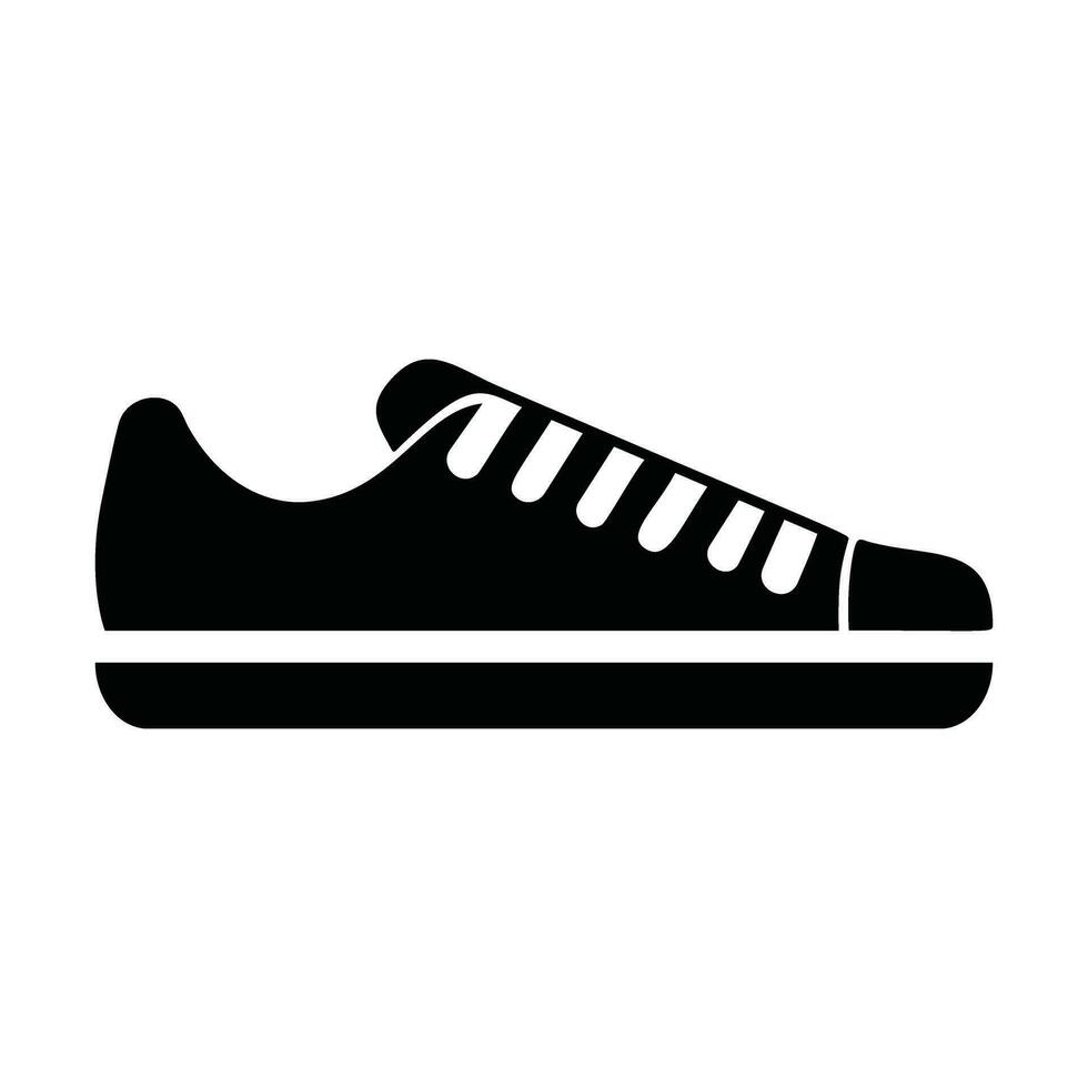 zapatillas conversar icono vector