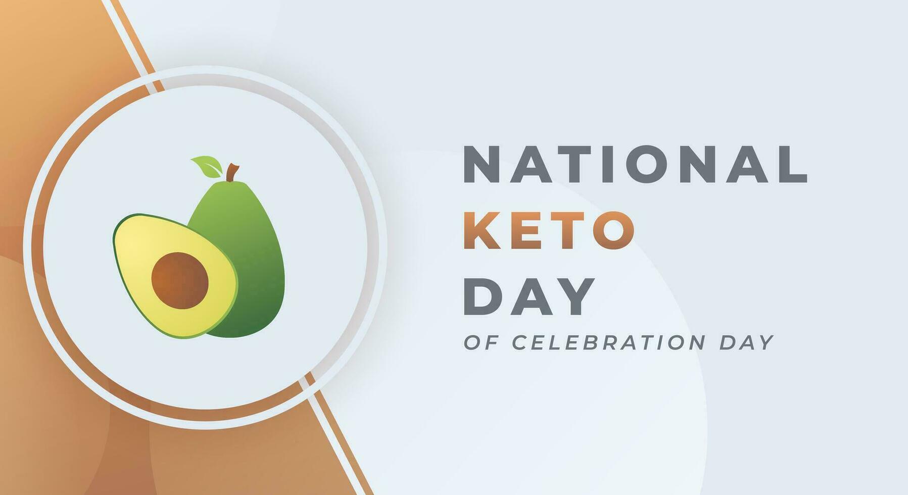 National Keto Day Celebration Vector Design Illustration for Background, Poster, Banner, Advertising, Greeting Card