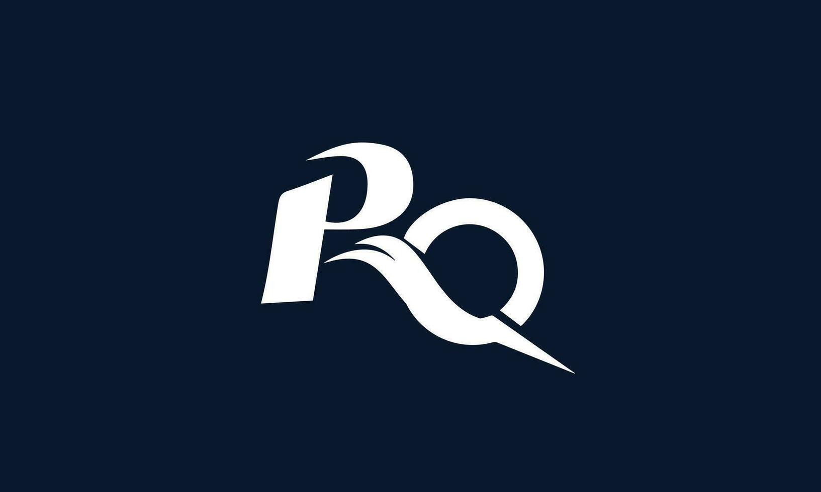 Initial Letter QP Logo - Simple Business Logo vector