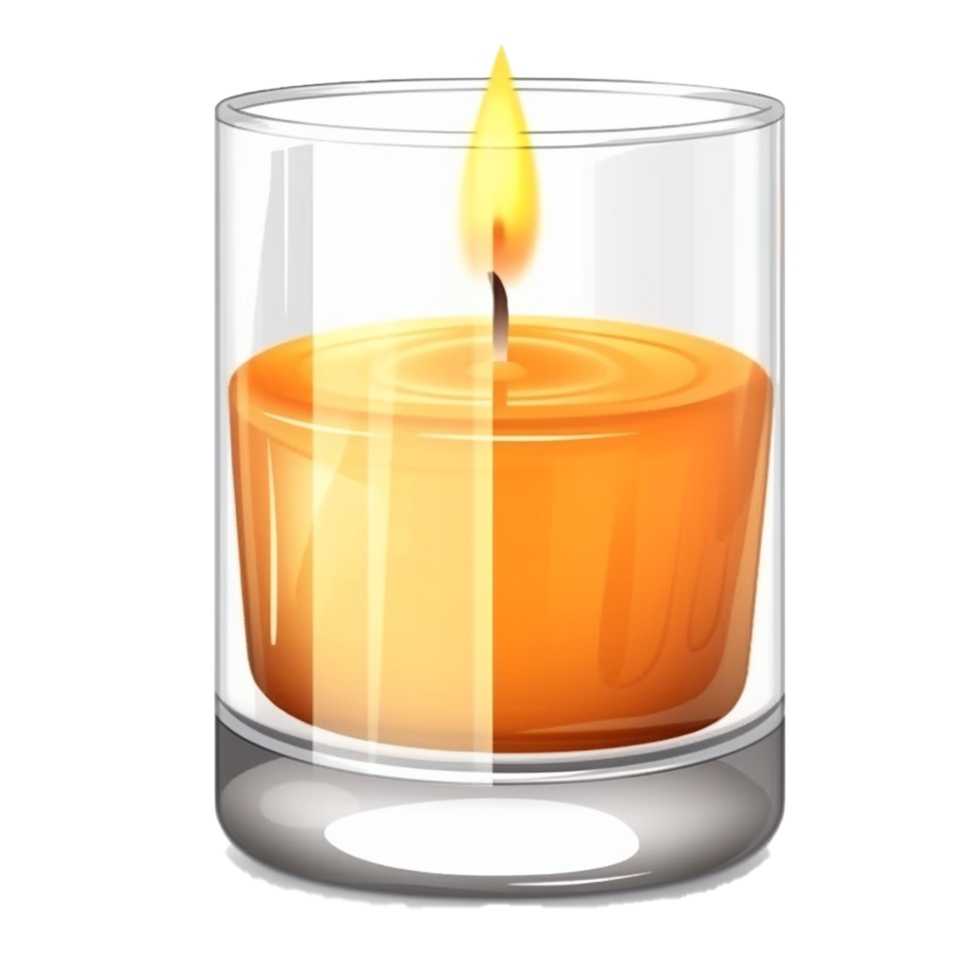Candle Flame Combustion Generative Ai 26515048 PNG