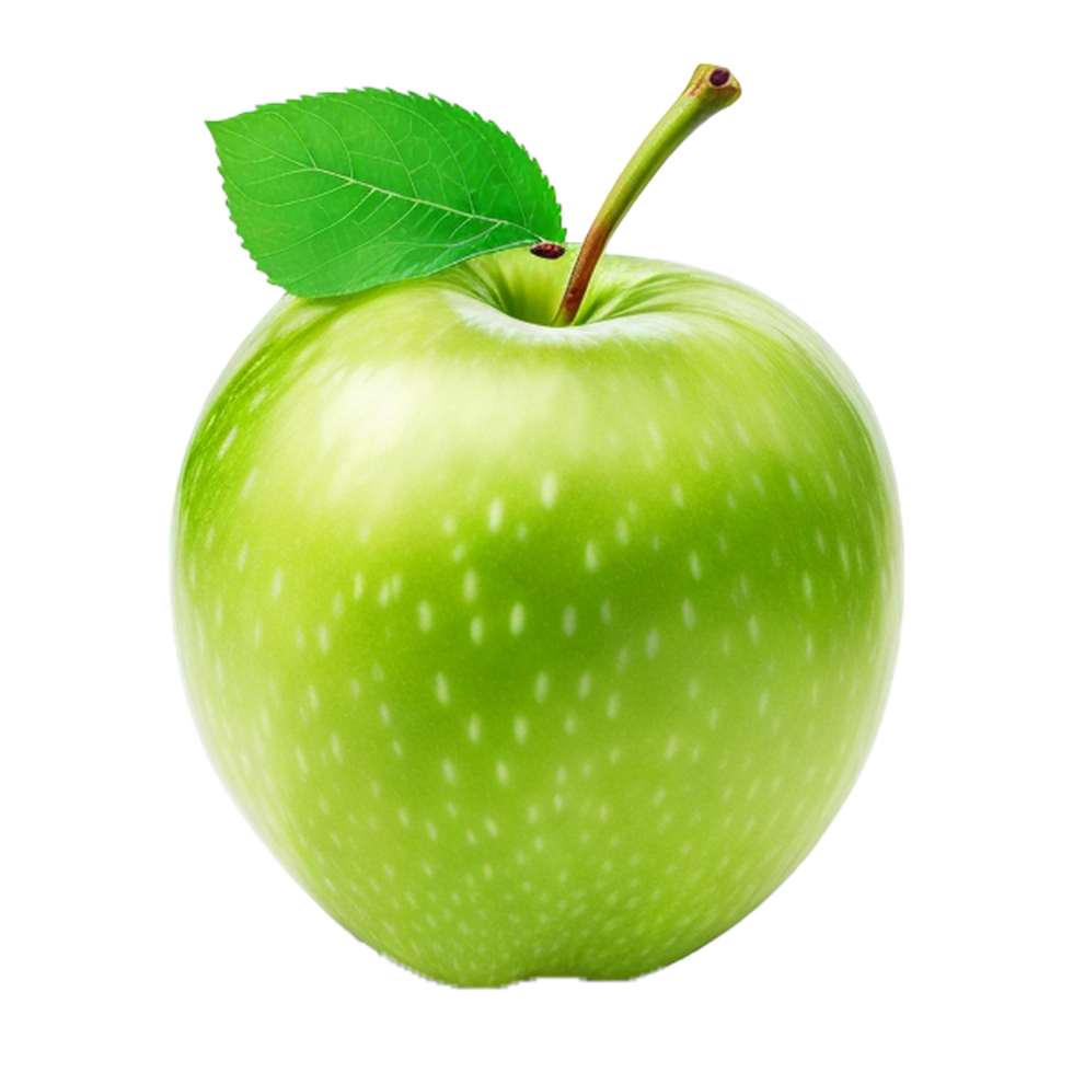 manzana Fruta verde generativo ai png