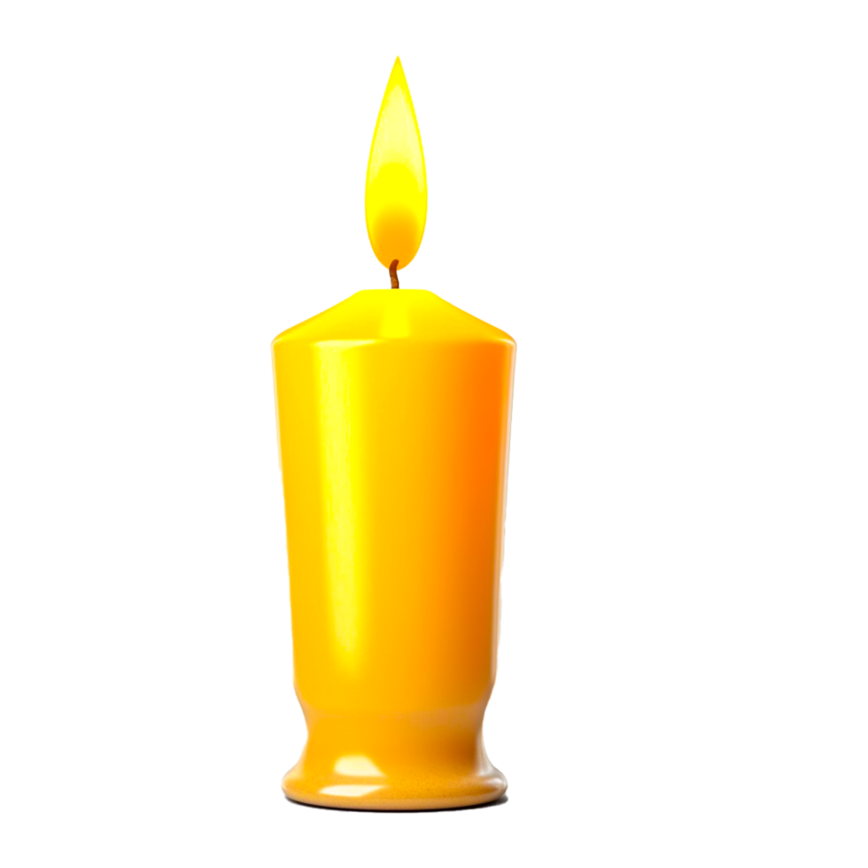 Burning Candle Generative Ai 26515126 PNG