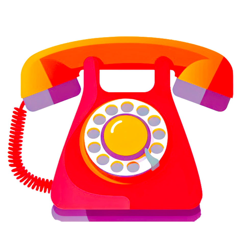 landline telephone Generative Ai png