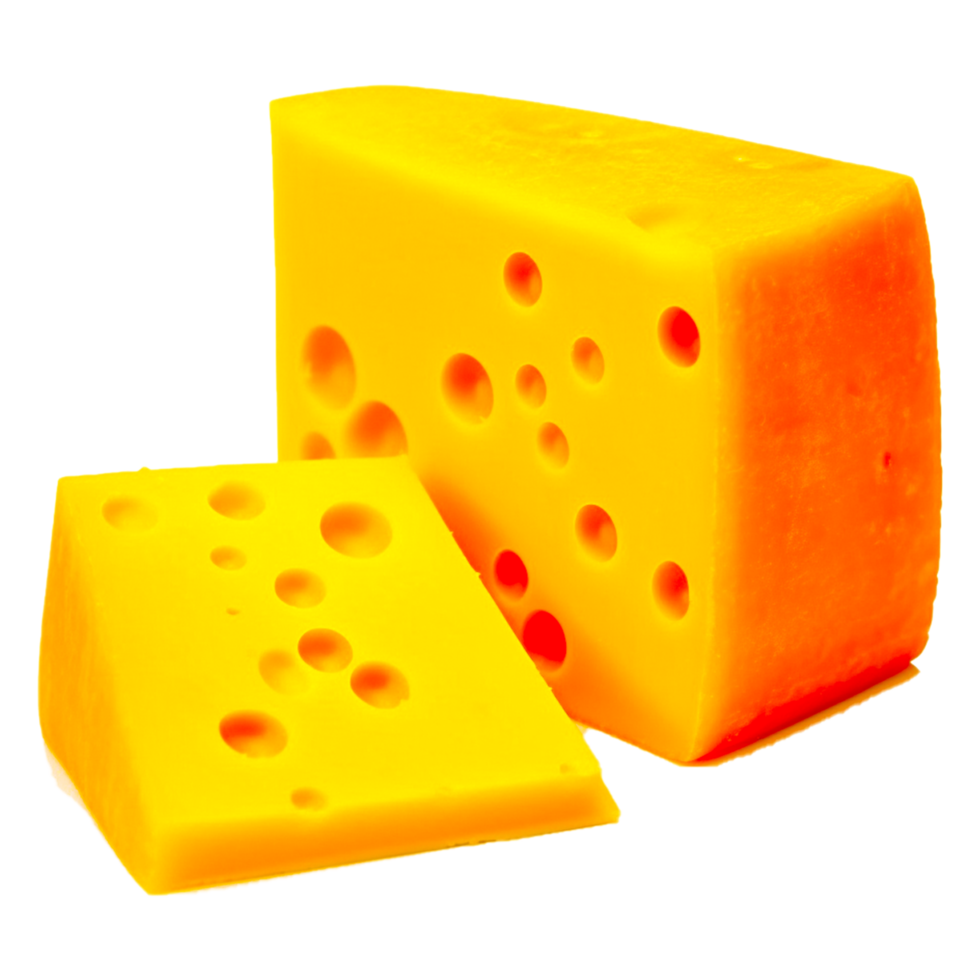 fromage Jaune laitier génératif ai png