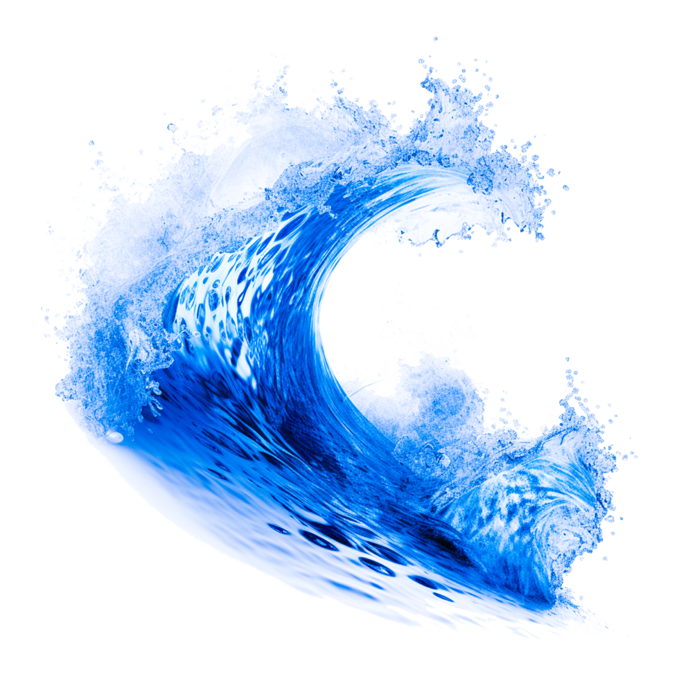 Water splash Generative Ai png