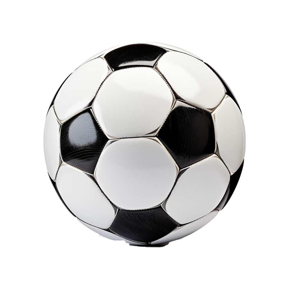 Fußball oder Fußball Ball generativ ai png