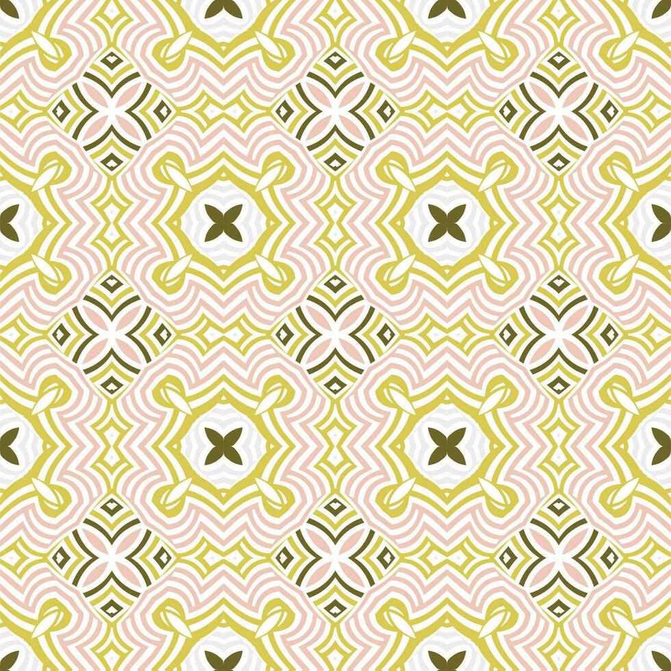 abstract ethnic styled pattern background vector