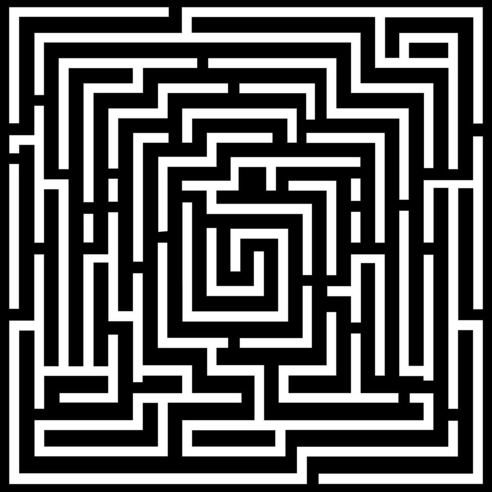 Abstract background with a maze design vector