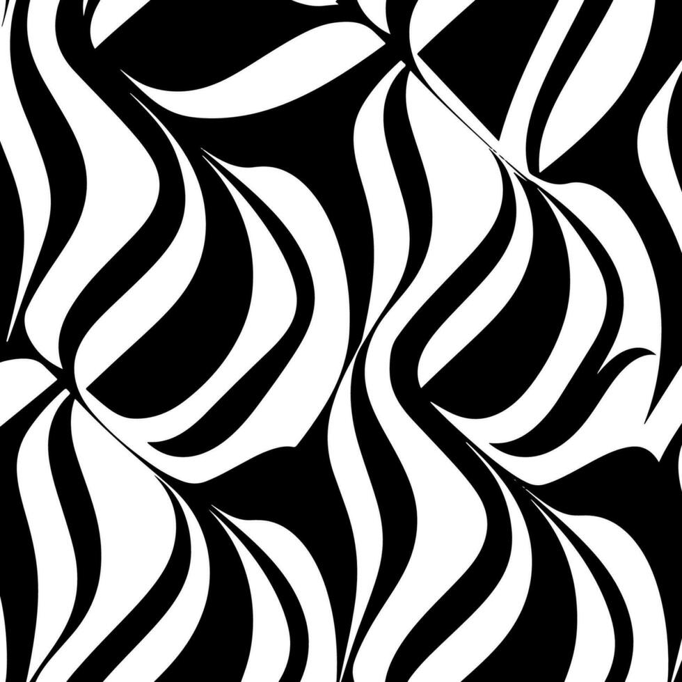 Abstract black and white pattern background vector