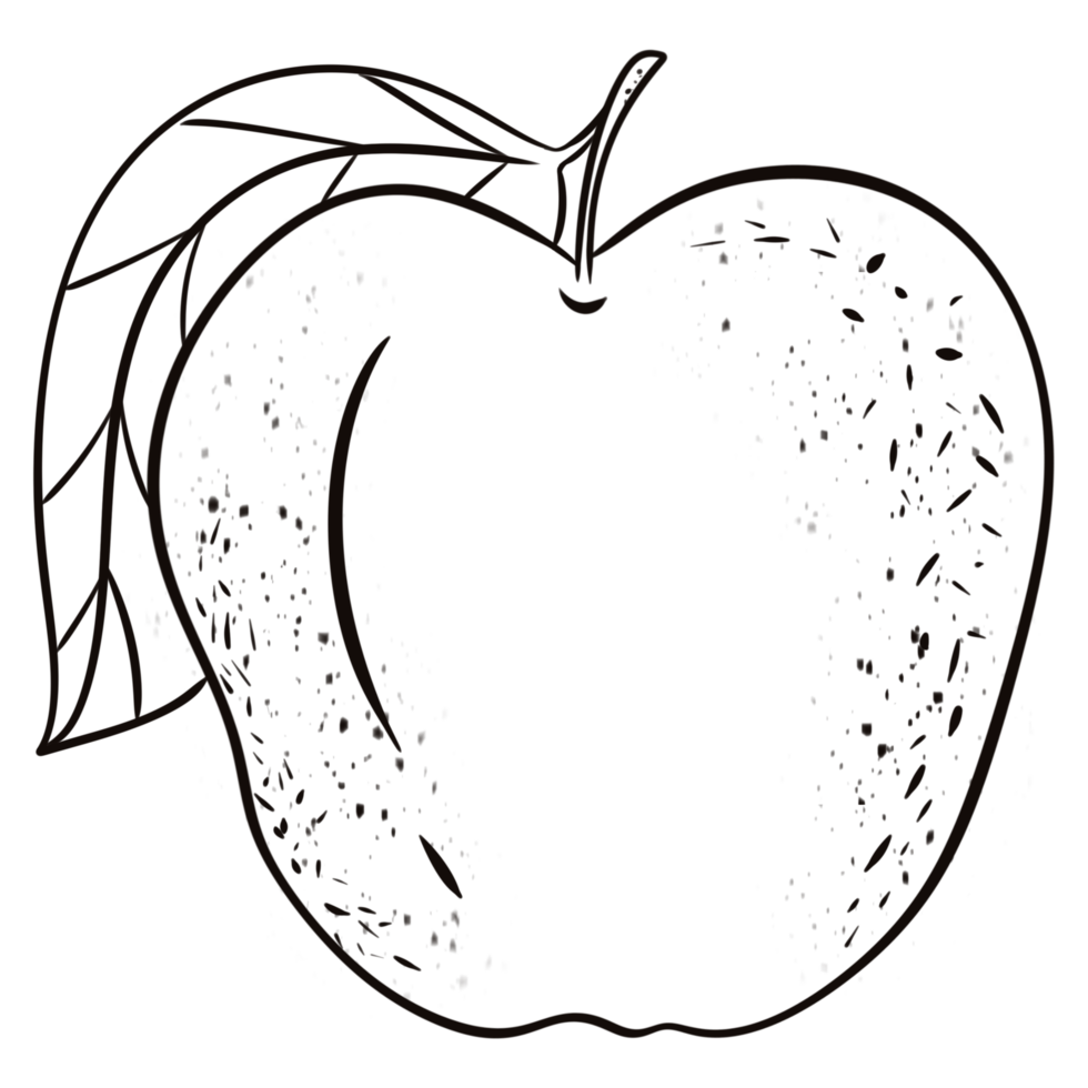 Apple out line. png