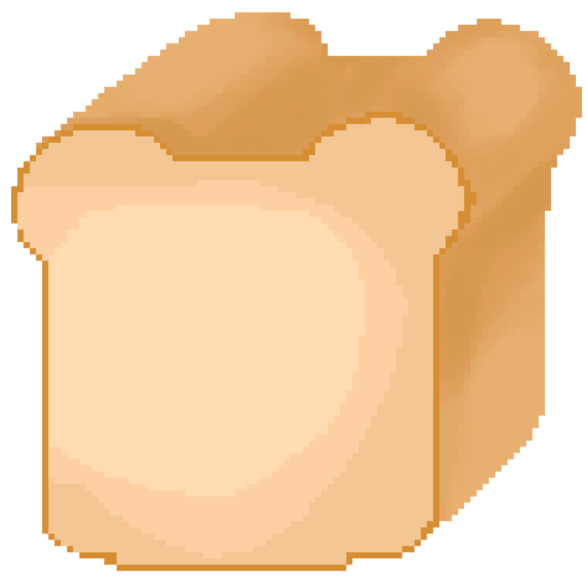 Cute bear bread in pixel art 26515709 PNG