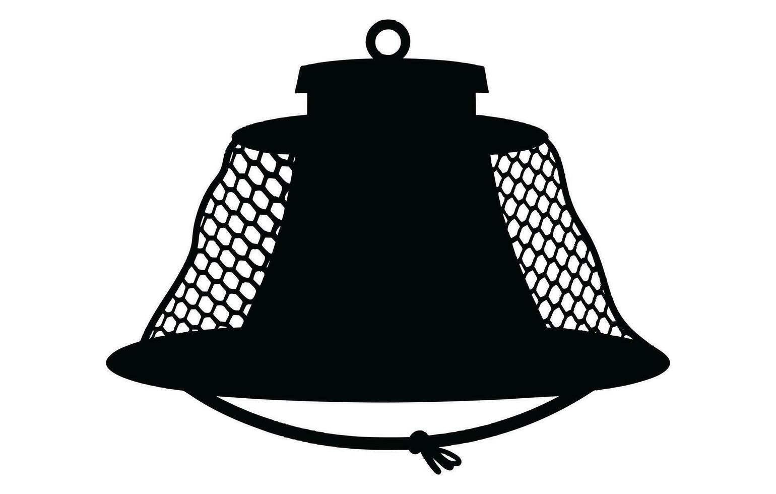 Fisherman hat pinup pop art retro vector illustration.Fisherman Hat Illustration