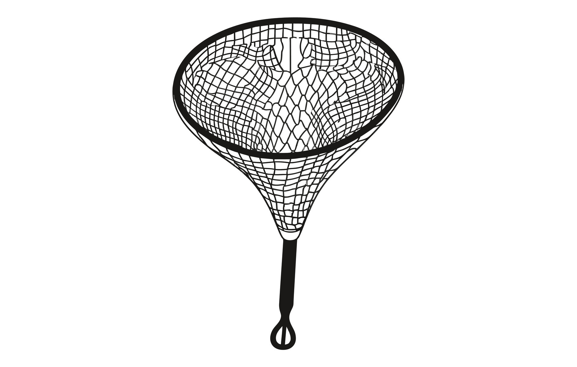 River Fishing Net Vector, Fishing net isolated. fishnet cartoon