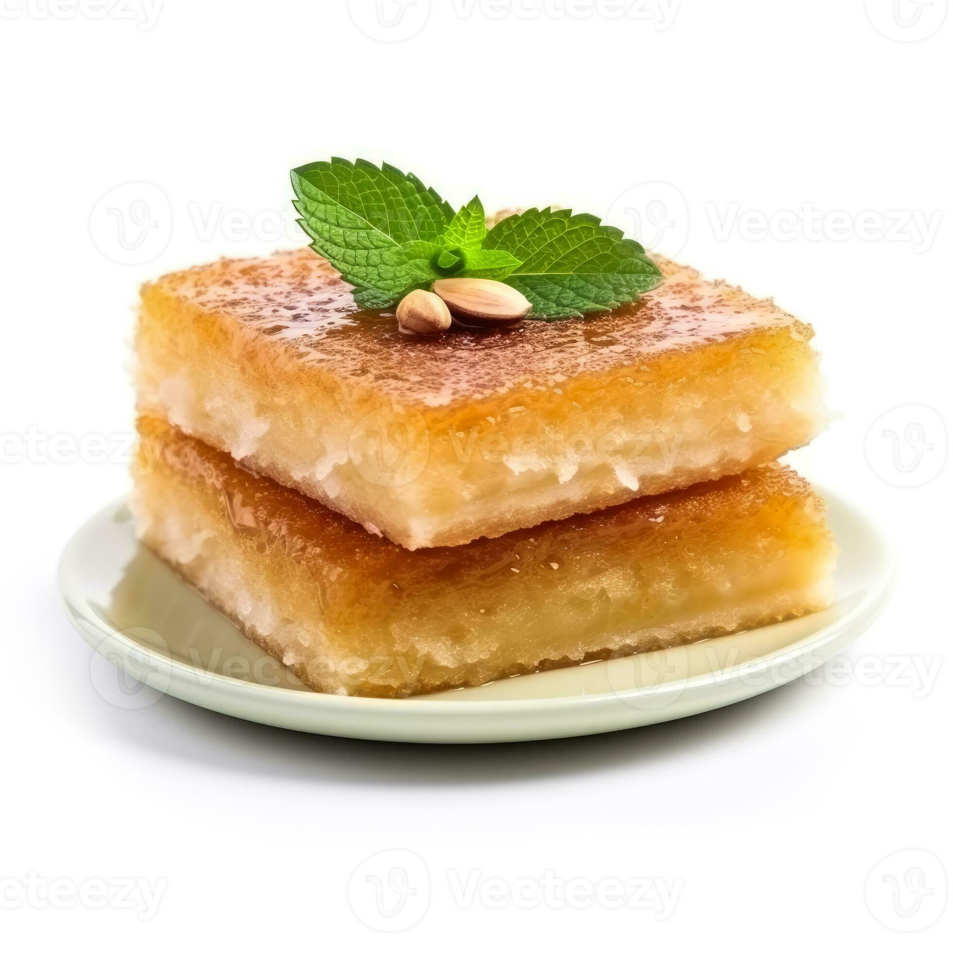 Delicious Konafa isolated on white background 26516075 Stock Photo at ...