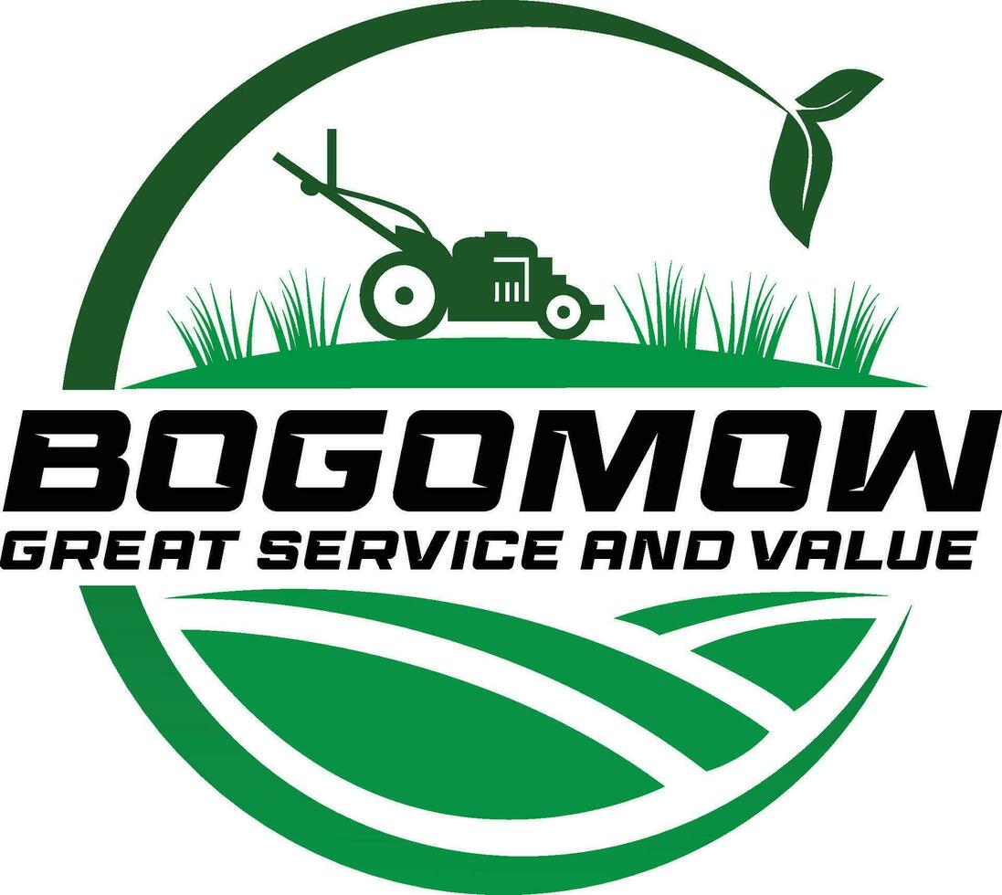 Lawn Logo Design vector