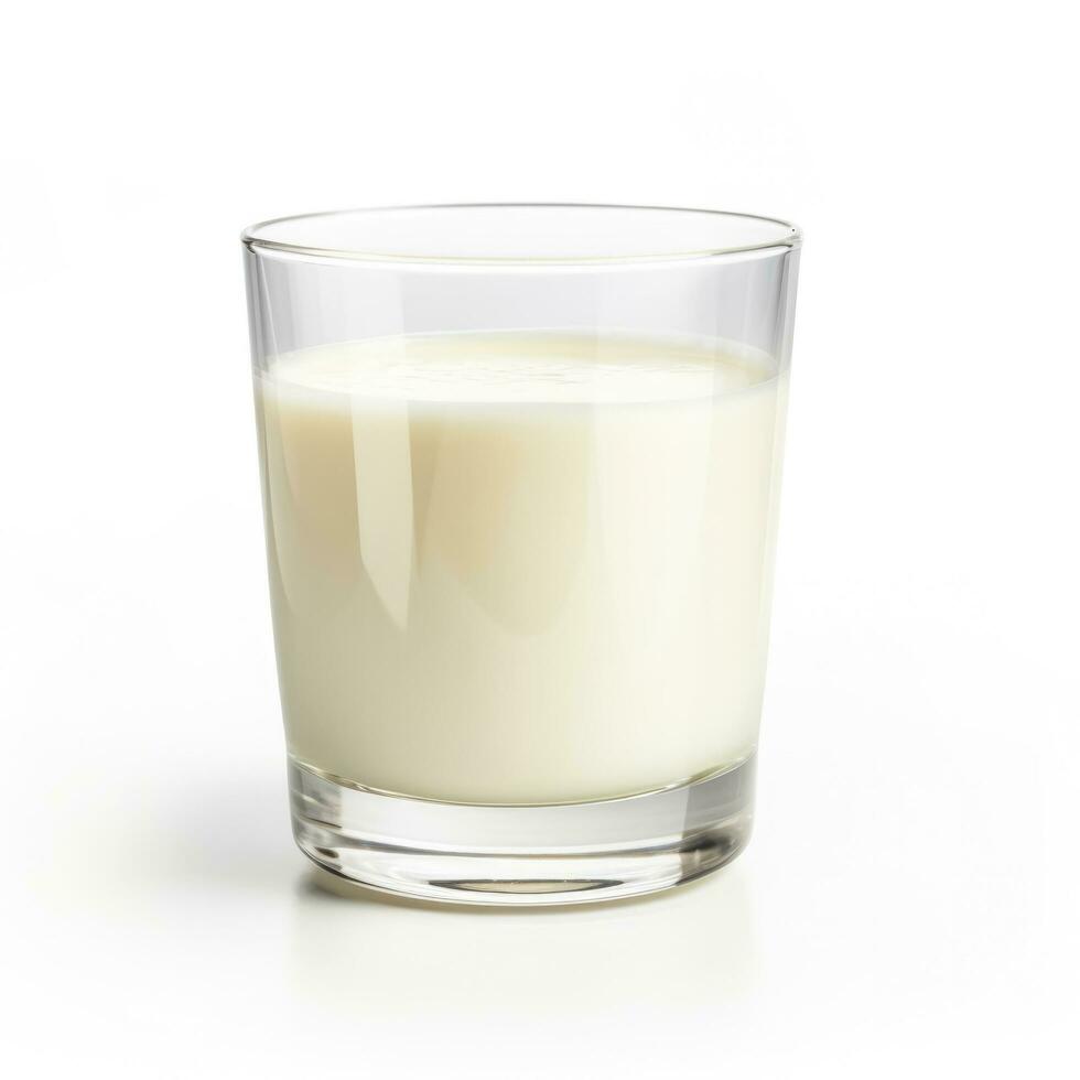 Delicious Melktert isolated on white background photo