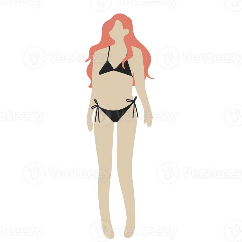 Woman girl bikini summer, travel, holiday and beach  beach graphic illustration icon png