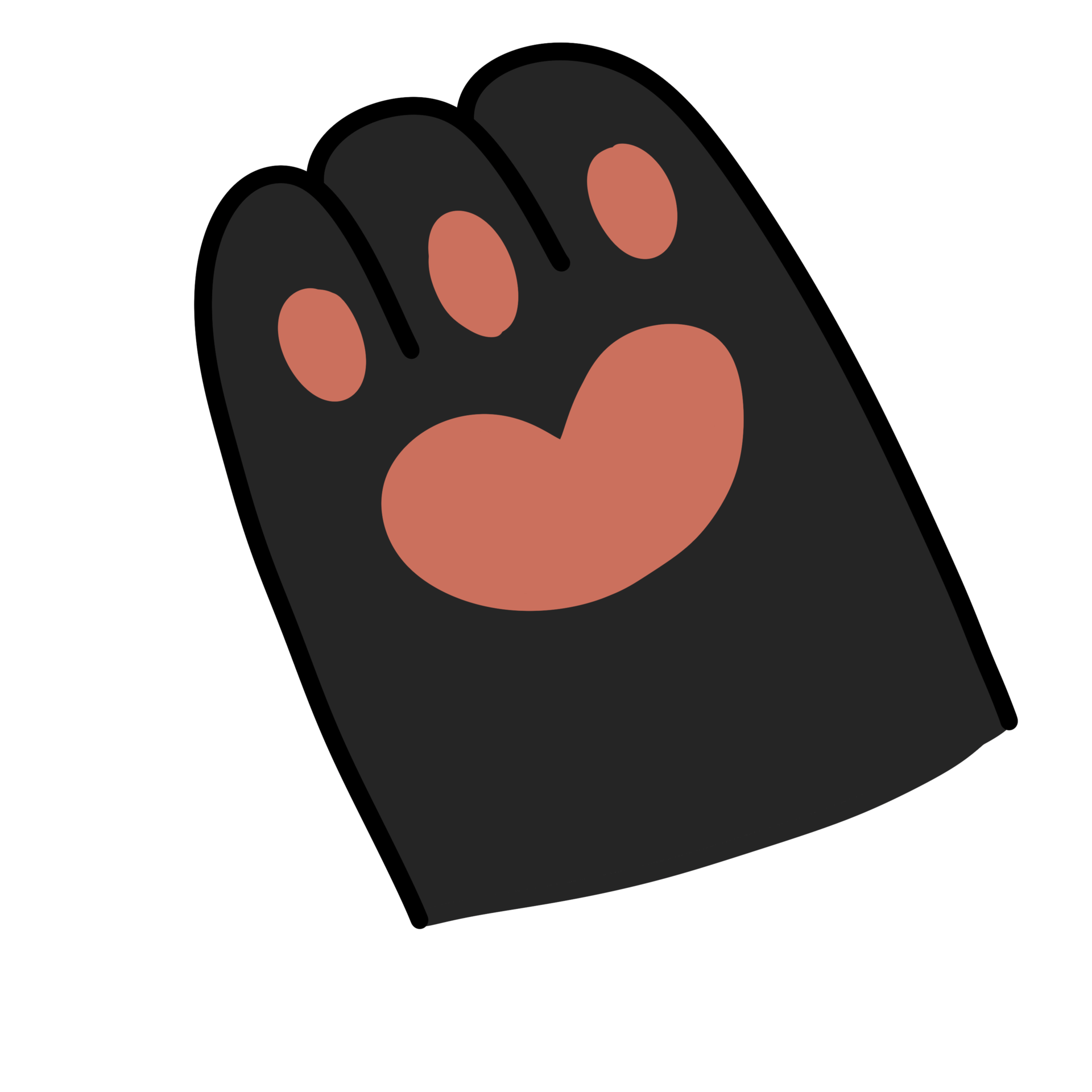 paw-black-cat-animal-foot-26517072-png