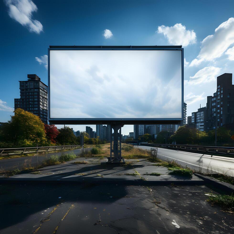 Billboard HD Photo Mockup Photo AI Generative