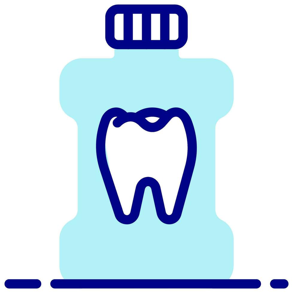 mouthwash vector colored icon