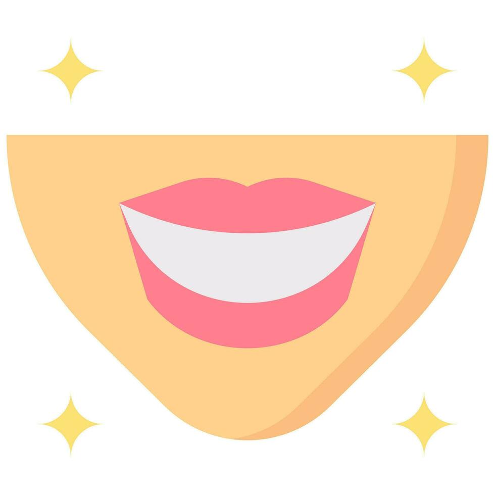 smile vector flat icon