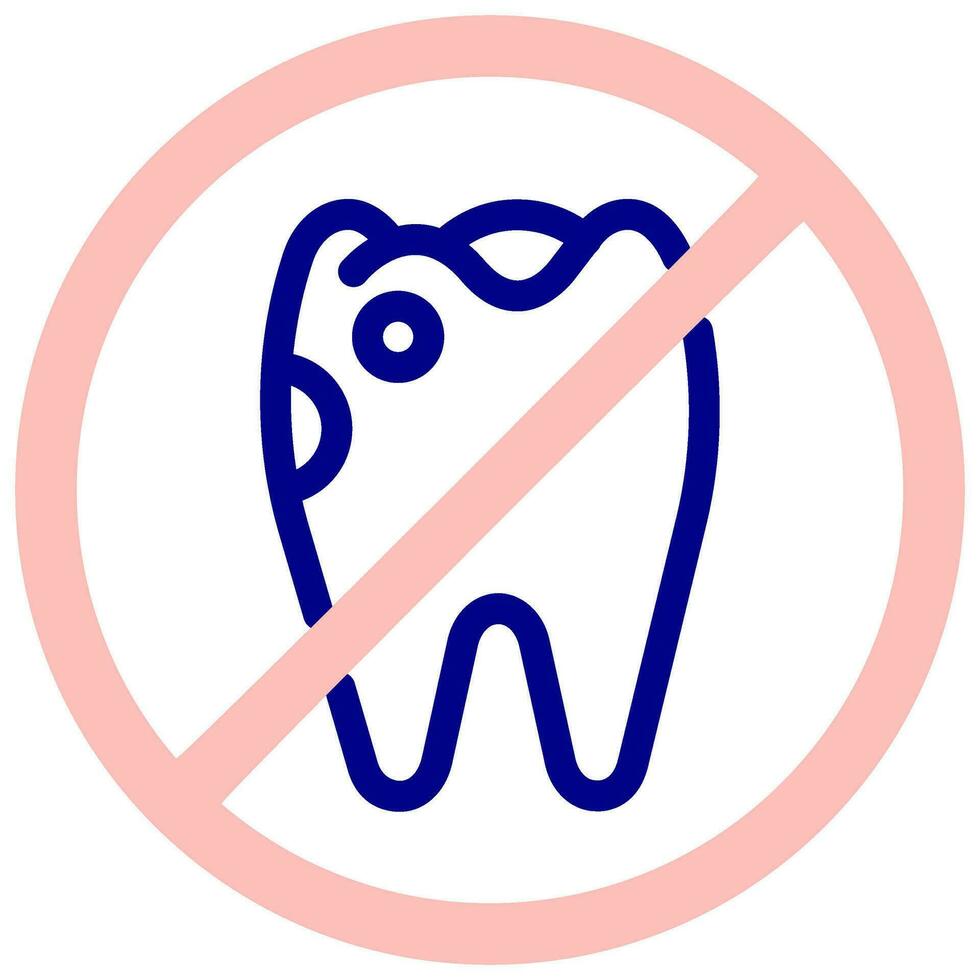 no decay vector colored icon