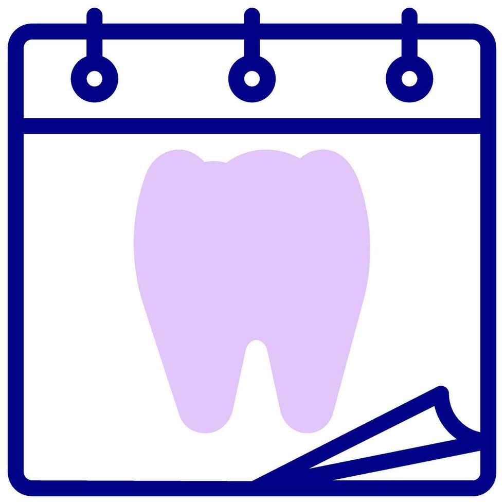 dentist appointment vector colored icon