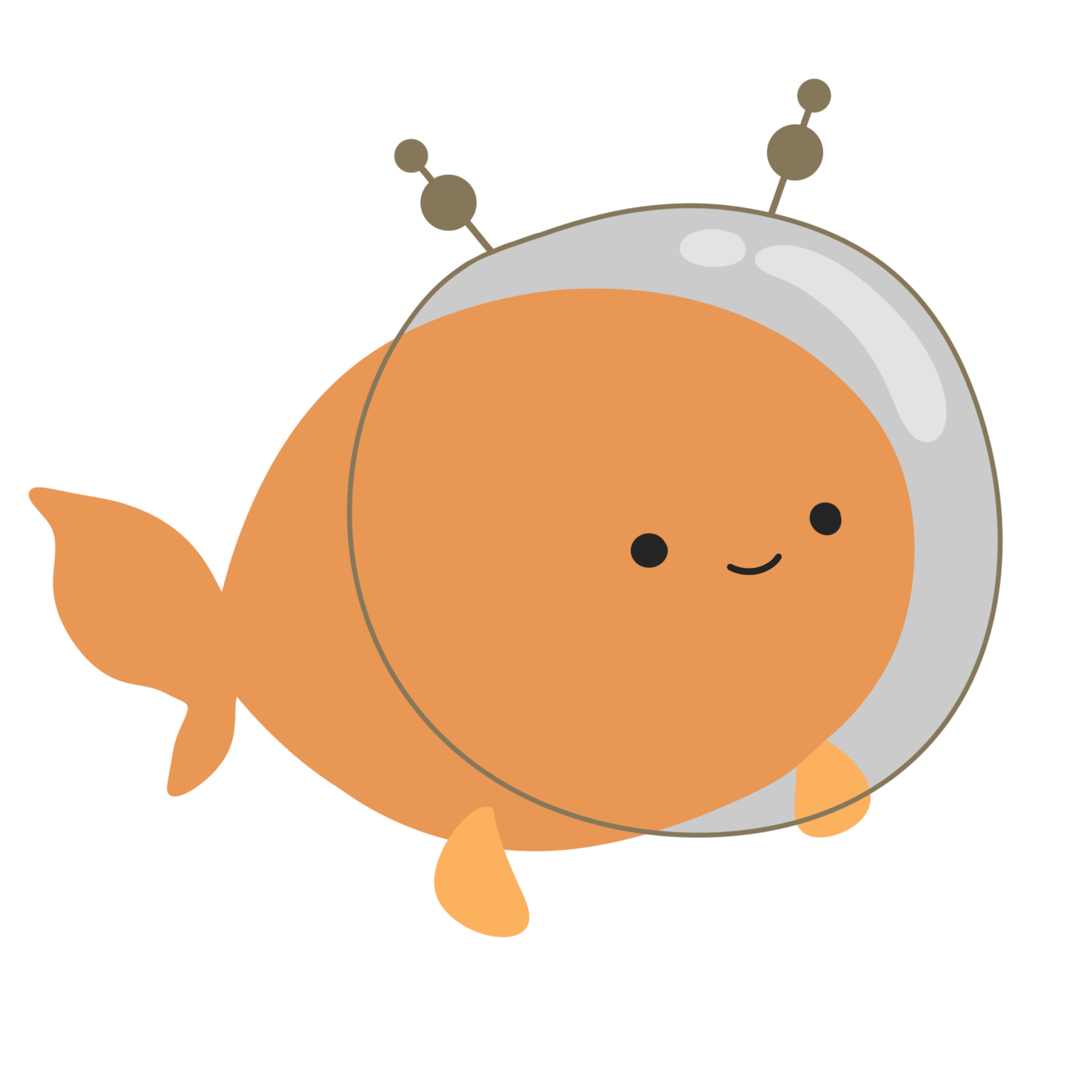 Astronaut Goldfish astronaut-goldfish