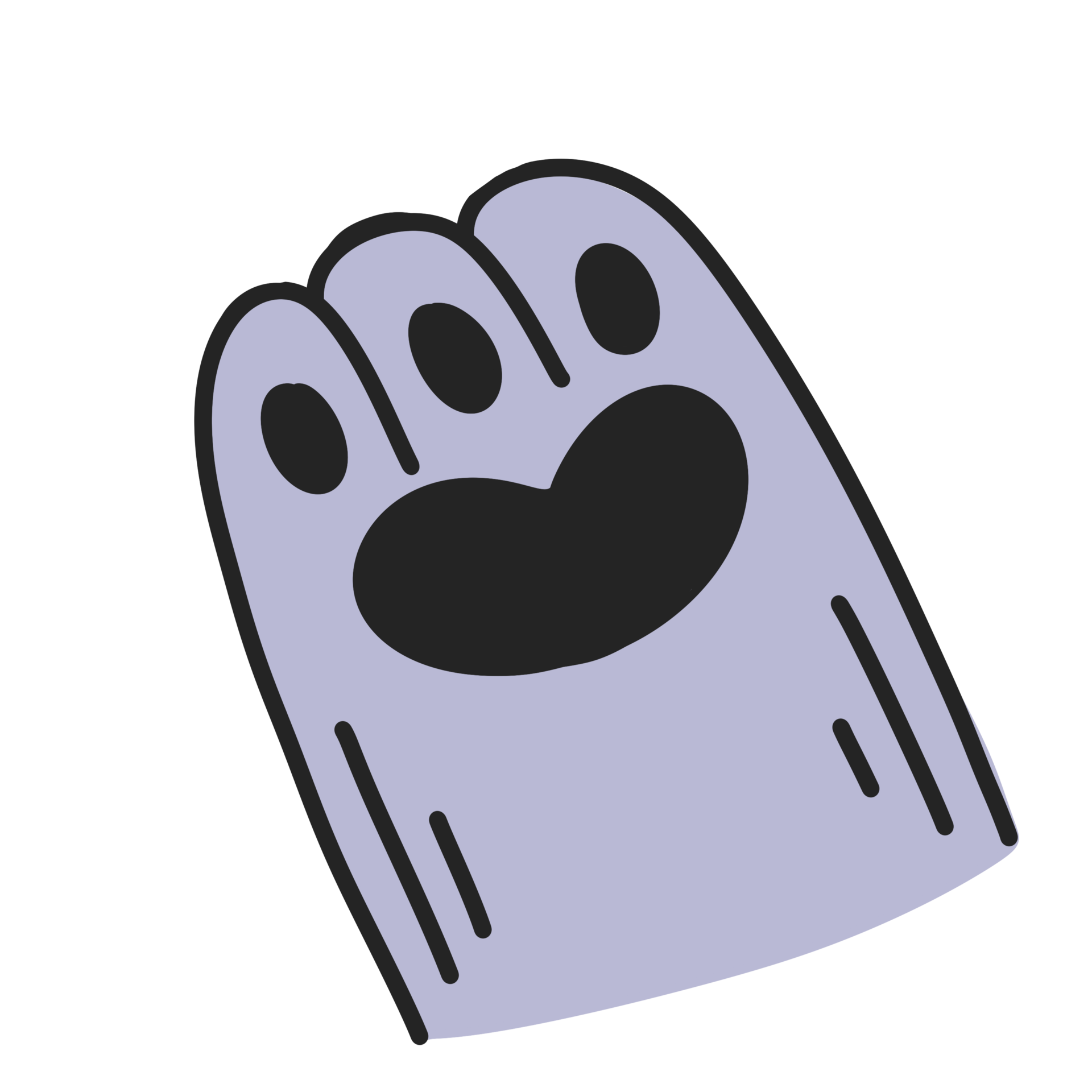 paw-purple-cat-animal-foot-26517574-png