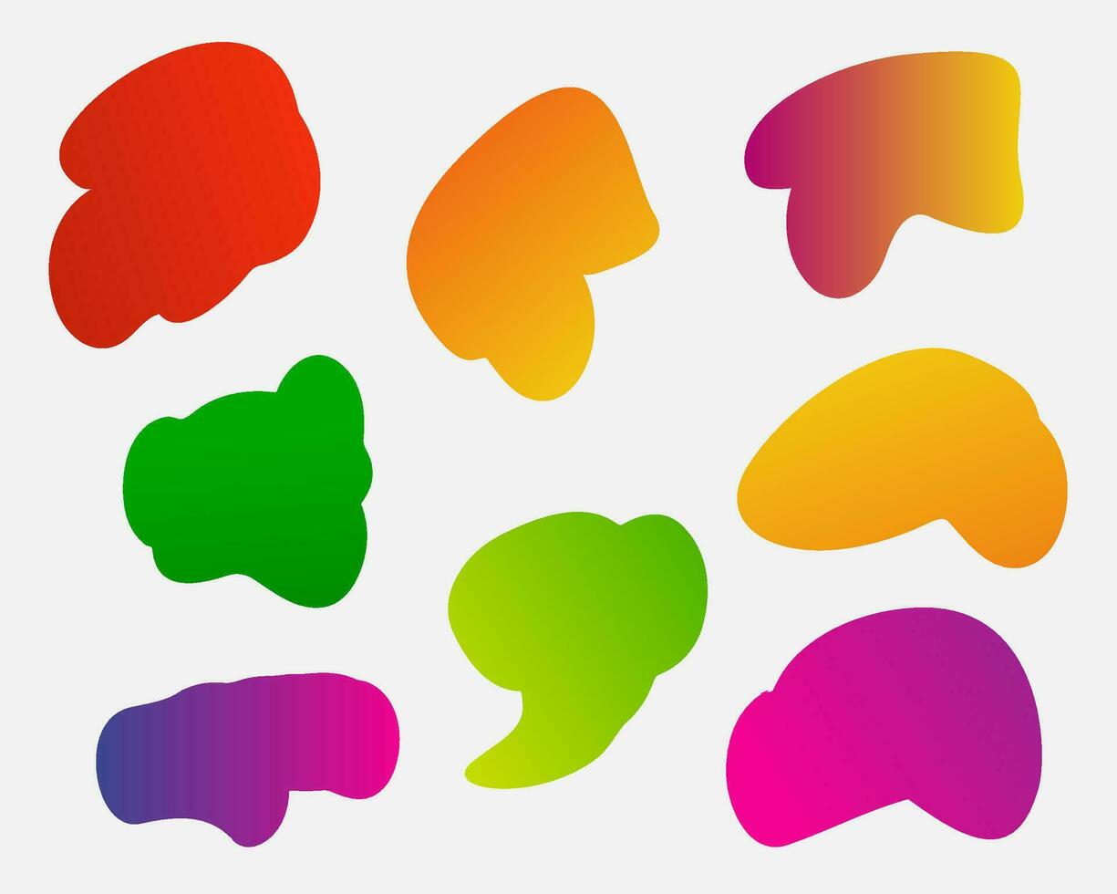 Free Colorful Shapes Vector Art, Colorful vector shapes set