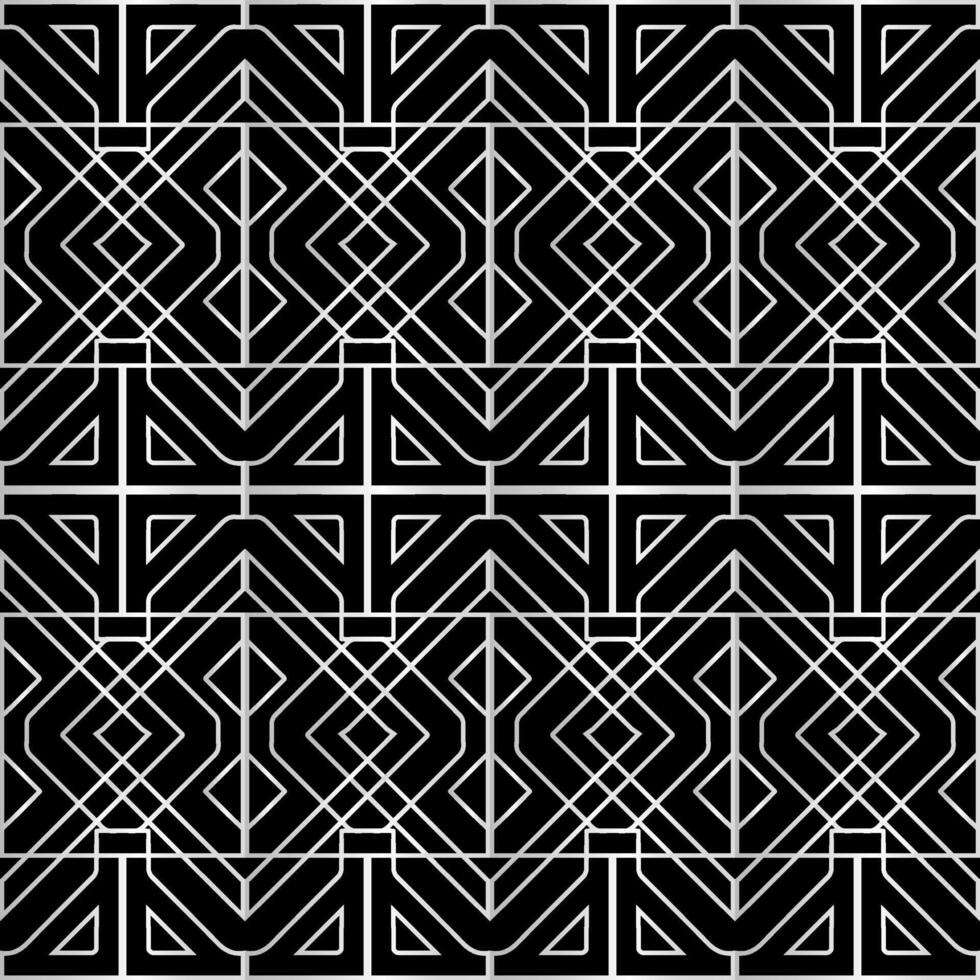 abstract vintage geometric wallpaper pattern seamless background. Vector illustration