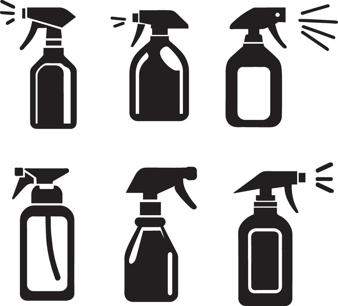 Hand spray vector icon illustration