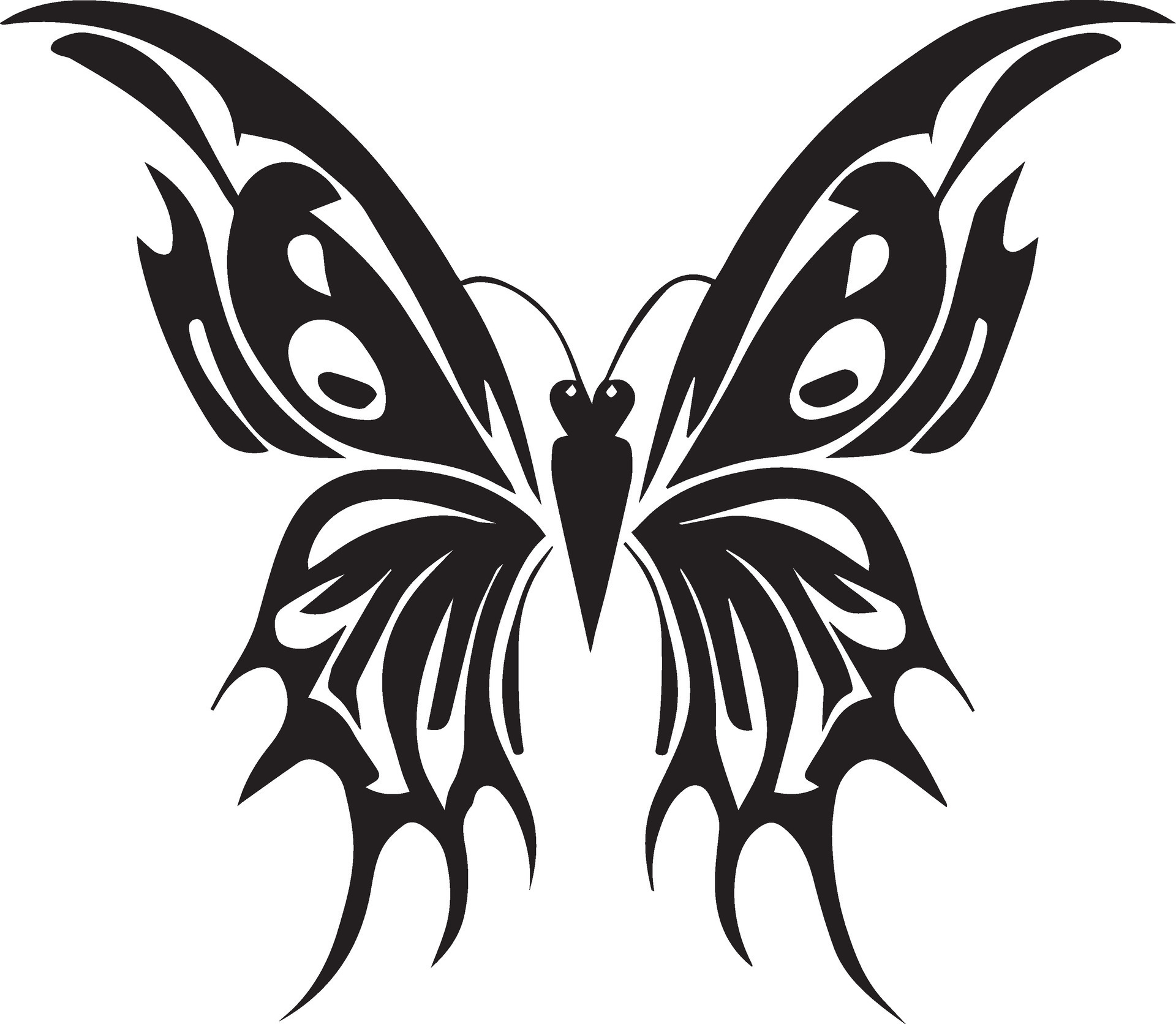 Butterfly vector tattoo design illustration 26518084 Vector Art at Vecteezy