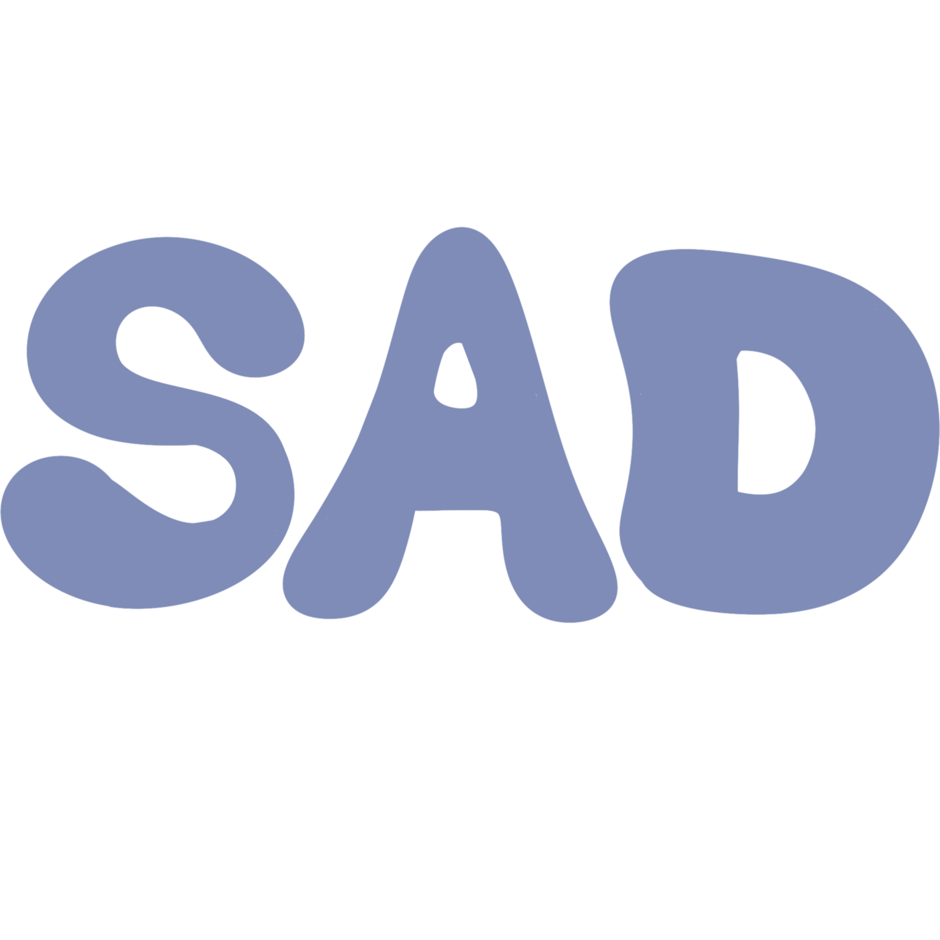 SAD text banner cute decoration 26518111 PNG