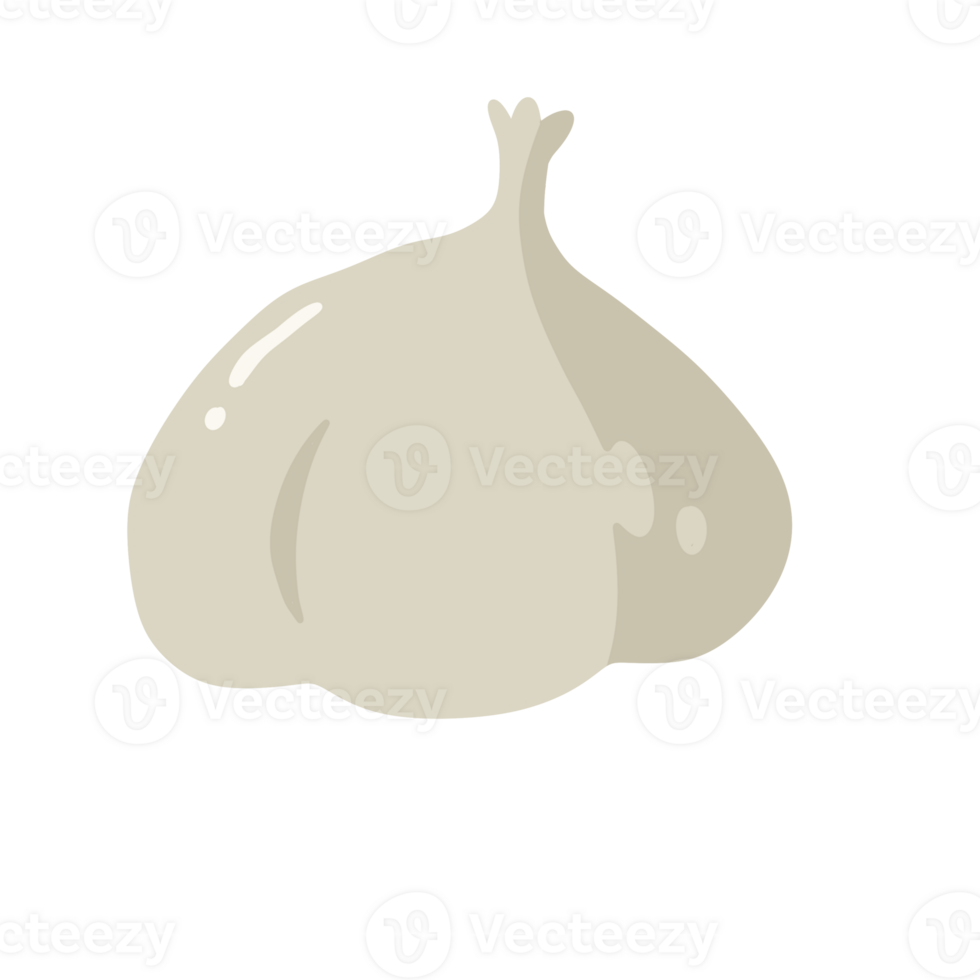 garlic  Vegetable cute happy smile cartoon character png