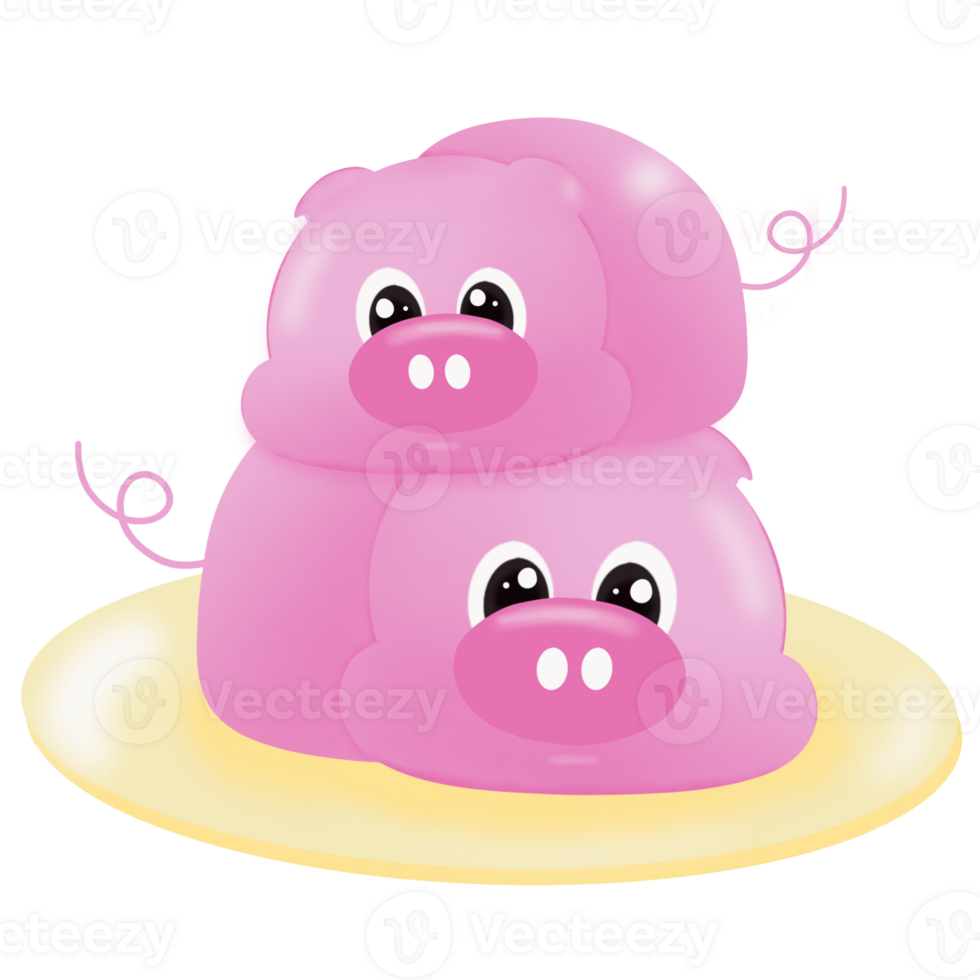 Pig and sweets png