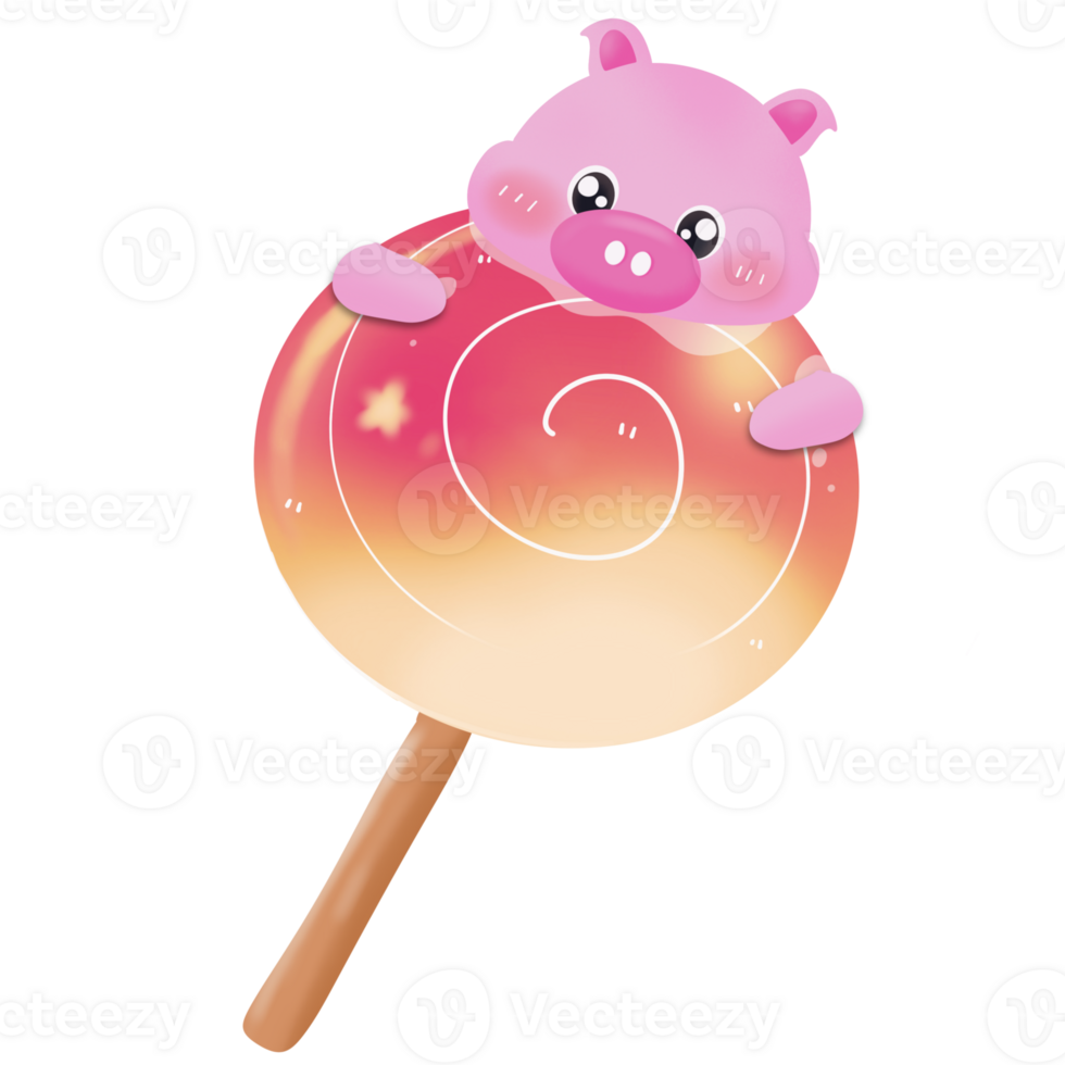 Pig and sweets png
