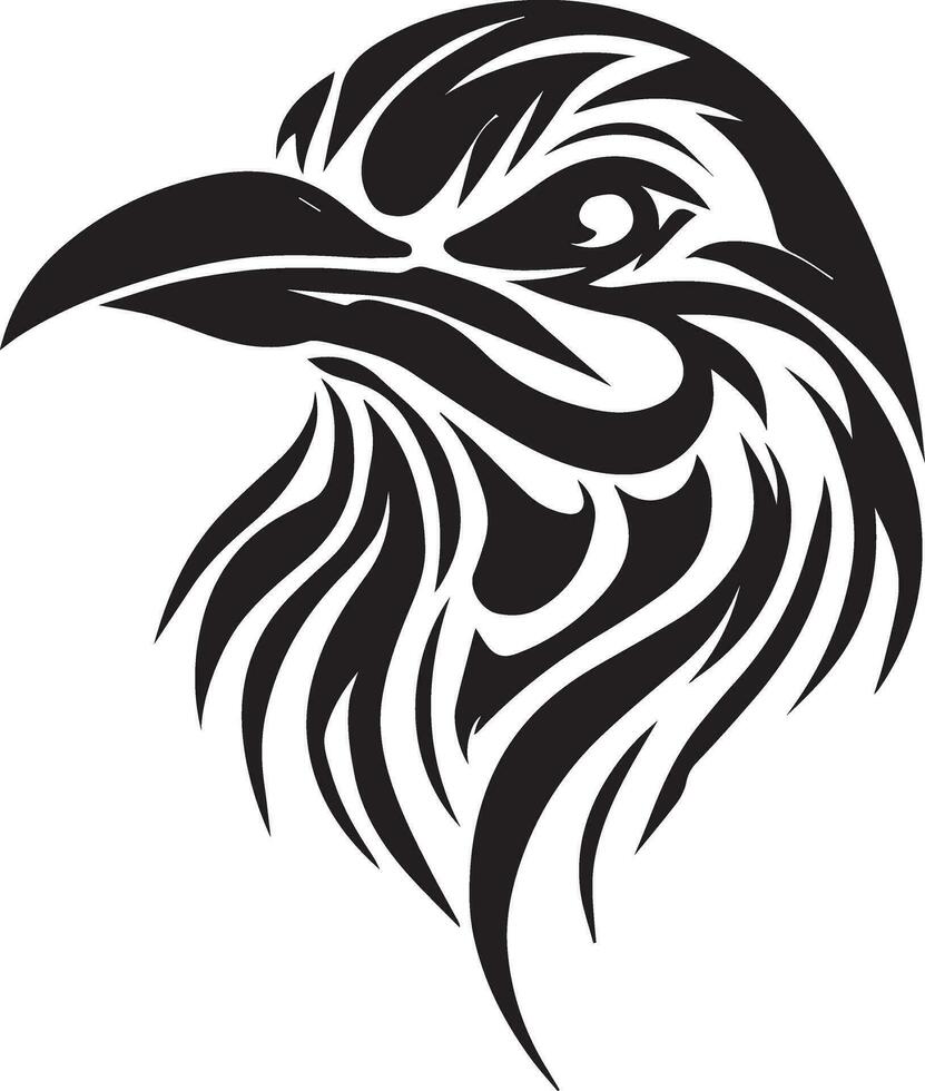Eagle vector tattoo silhouette illustration
