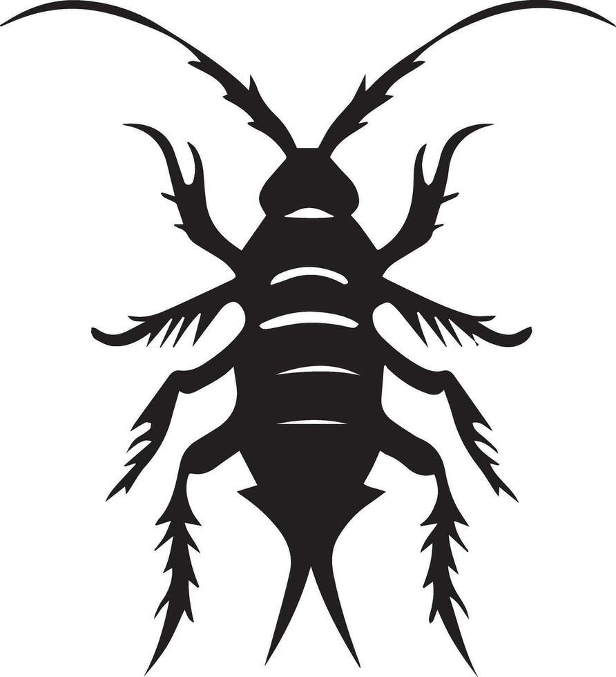 insect vector silhouette