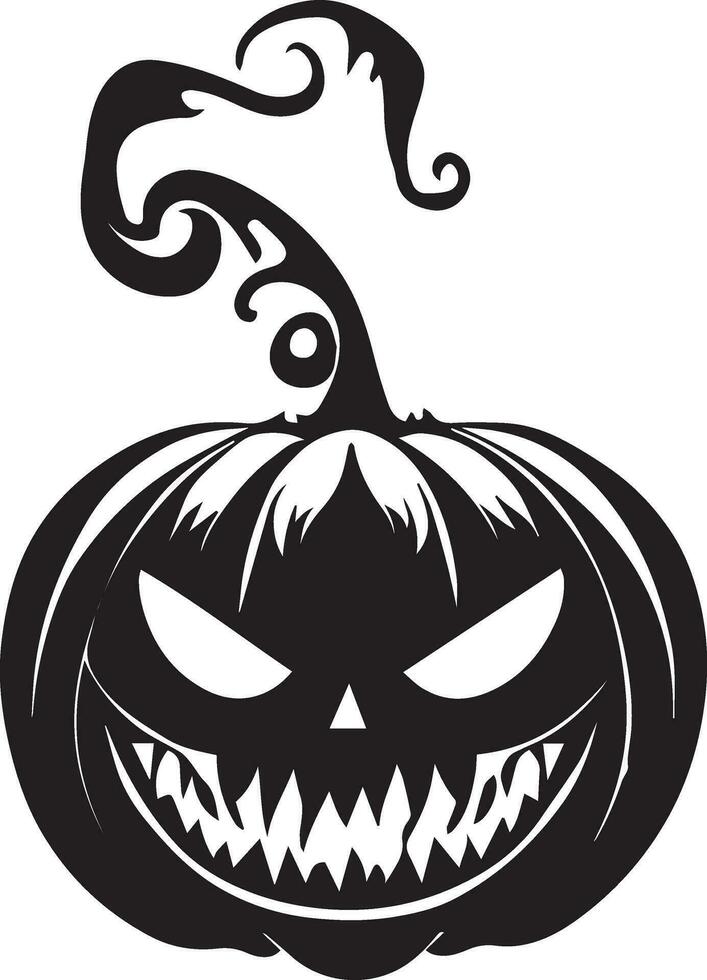 Pumpkin vector tattoo illustration