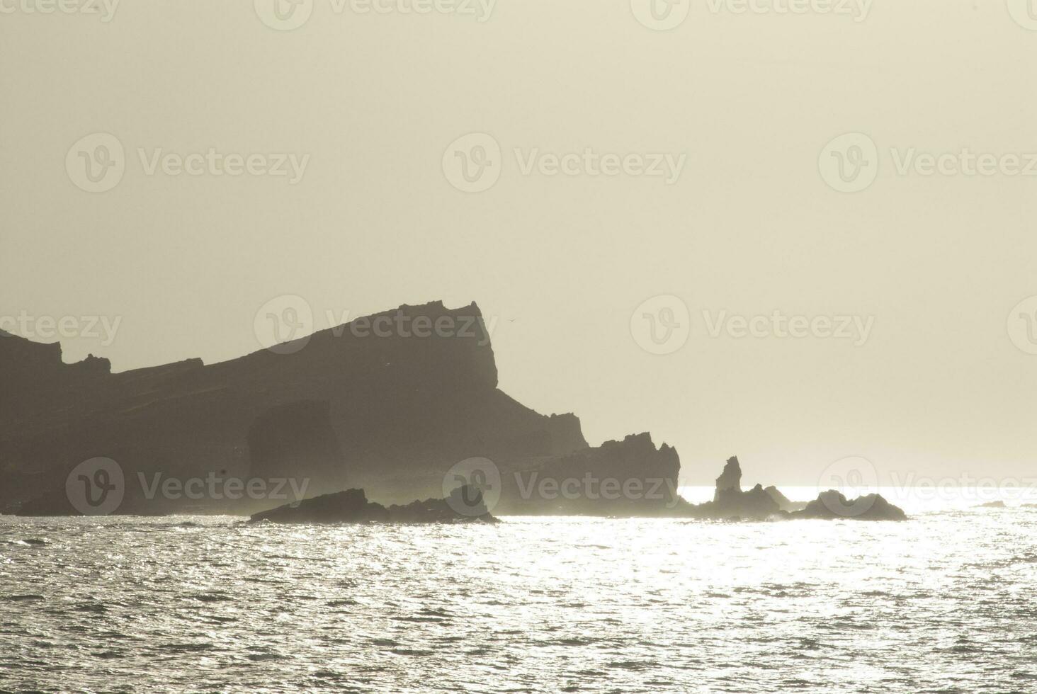 puesta de sol terminado Antártida mar foto