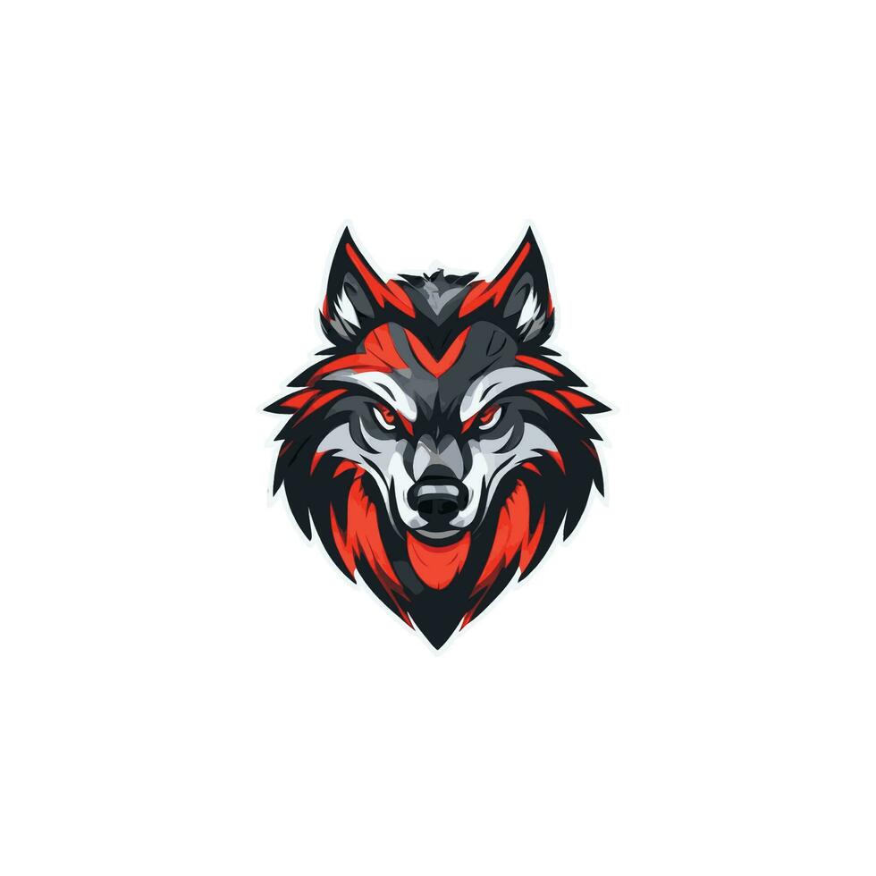 Wolf Logo Illustration Vector Design Template