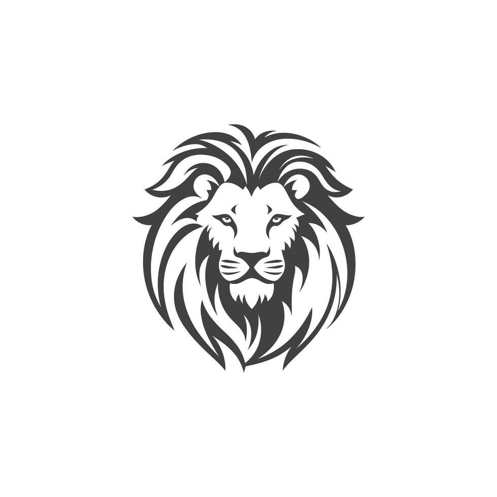 Lion Logo Illustration Vector Design Template