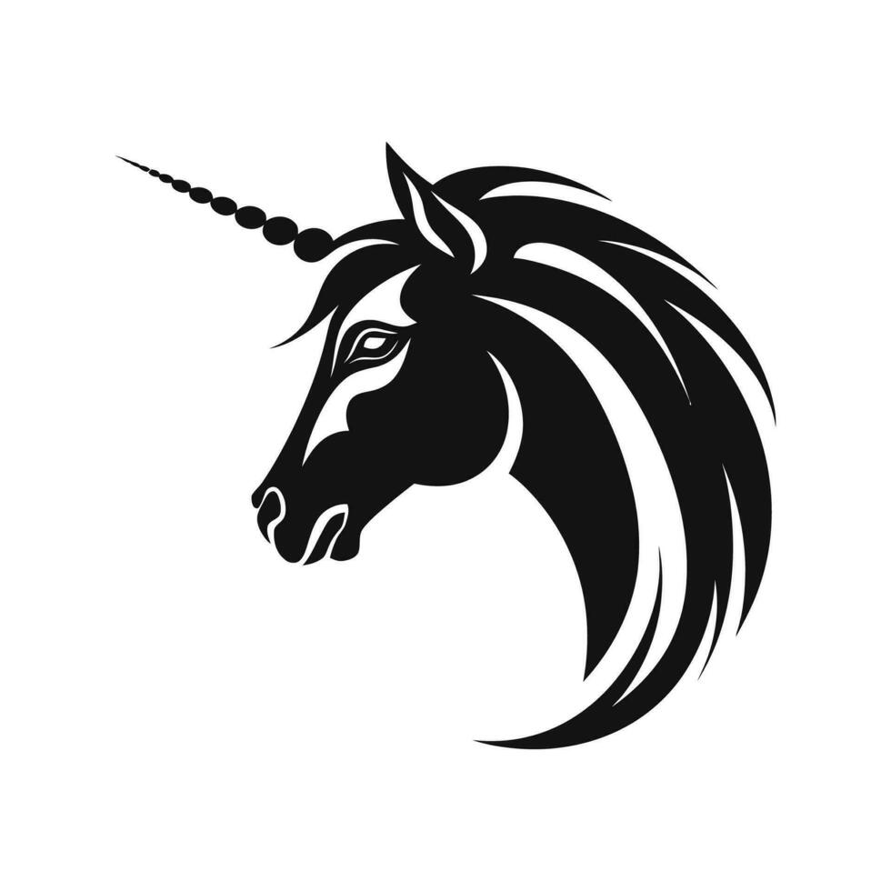 Unicorn Logo Illustration Vector Design Template