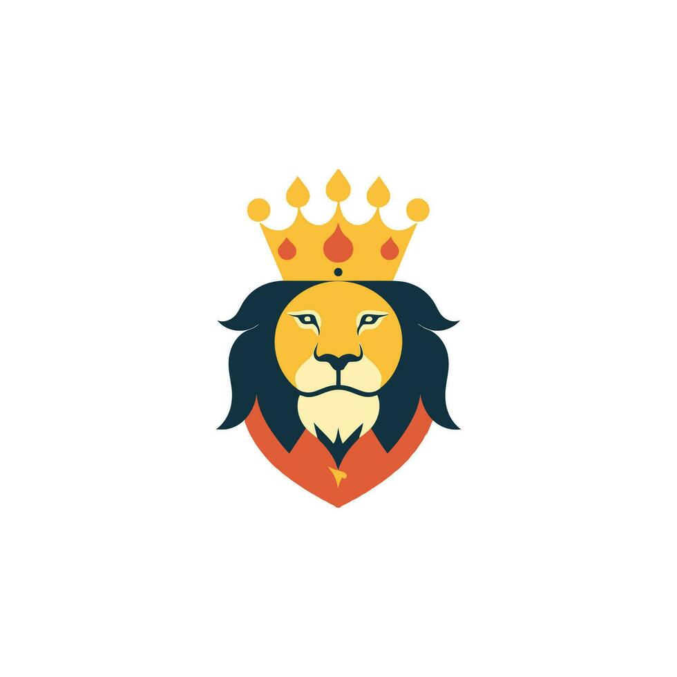 Lion Logo Illustration Vector Design Template