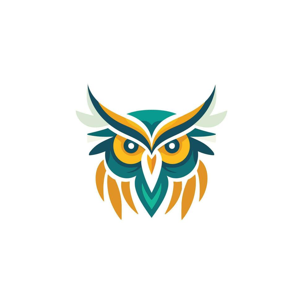 Owl Logo Illustration Vector Design Template