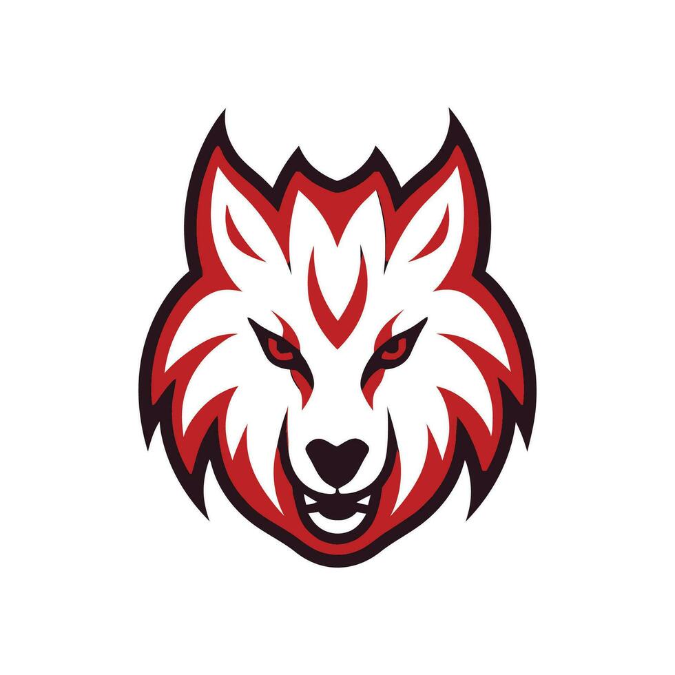 Wolf Logo Illustration Vector Design Template